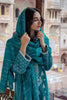 Zellbury Winter Collection  2023 – Embroidered Shirt Shalwar Dupatta - Teal Green A - Khaddar Suit - WUW22E30096