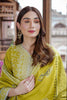 Zellbury Winter Collection  2023 – Embroidered Shirt Shalwar Dupatta - Olive Green C - Khaddar Suit - WUW22E30101