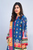 Zellbury Winter Collection  2023 – Shirt Shalwar Dupatta - Azure Blue - Light Khaddar Suit - WUW21X30237