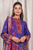 Zellbury Winter Collection  2023 – Shirt Dupatta - Mougal Purple - Khaddar Suit - WUW21X20209