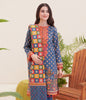 Zellbury Winter Collection  2023 – Embroidered Shirt Dupatta - Kashmir Blue - Khaddar Suit - WUW22E20025