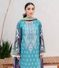 Zellbury Winter Collection  2023 – Embroidered Shirt Shalwar Dupatta - Turqouise Green A - Khaddar Suit - WUW22E30050