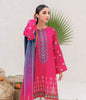 Zellbury Winter Collection  2023 – Embroidered Shirt Dupatta - Cerise Pink - Khaddar Suit - WUW22E20023