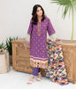 Zellbury Winter Collection  2023 – Shirt Dupatta - Indigo Purple - Khaddar Suit - WUW22X20010