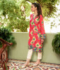 Zellbury Winter Collection  2023 – Shirt - Coral Red - Khaddar Suit - WUW22X10001