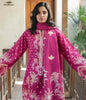 Zellbury Winter Collection  2023 – Embroidered Shirt Shalwar Dupatta - Hibiscus Pink - Khaddar Suit - 0086 - WUW22E30086