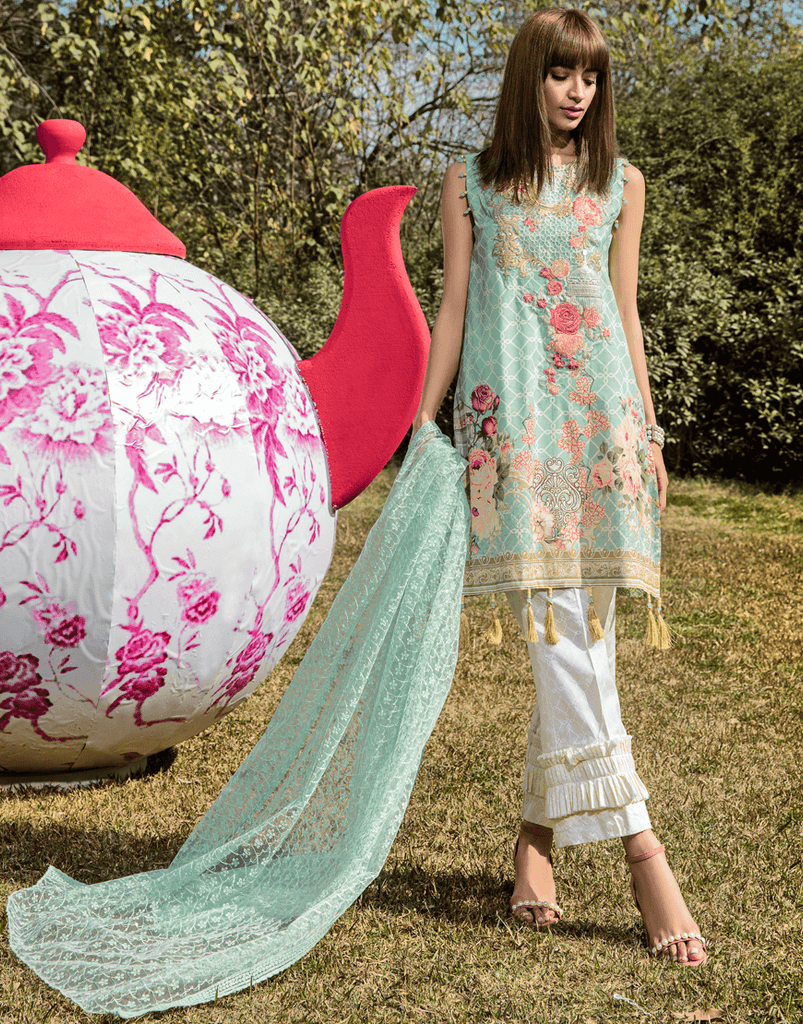 Rang Rasiya Zinnia Lawn Collection – 2006 A